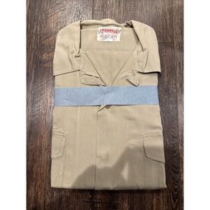 VTG MENS Creighton Short Sleeve shirt WW2 ERA SMALL Military Uniform Shirt USED